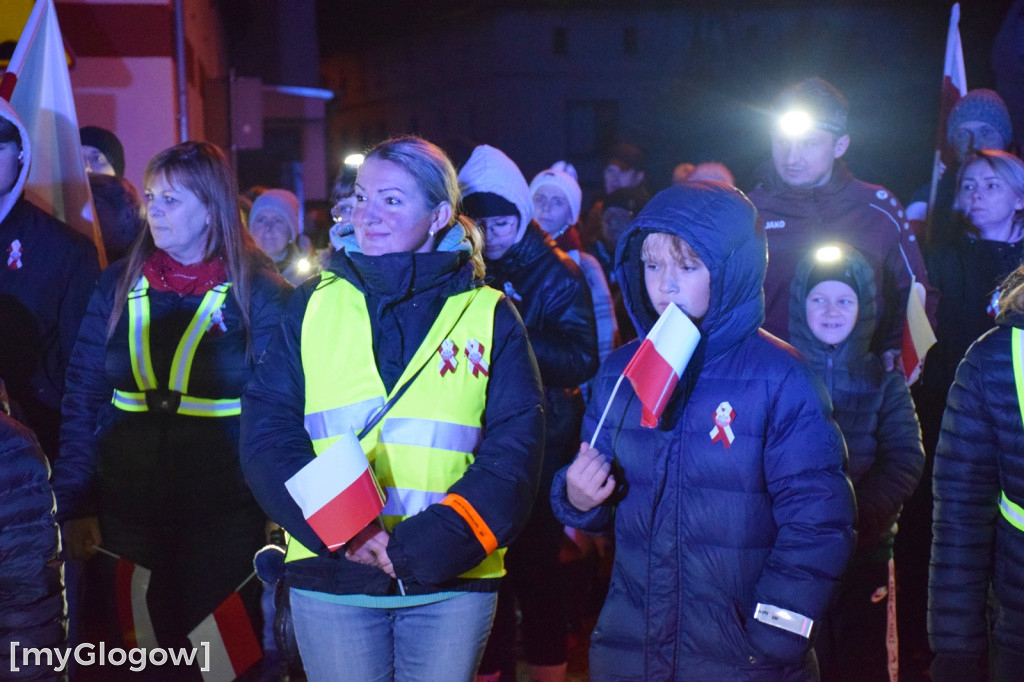 I Nocny Marszobieg dla Niepodłej w Grębocicach