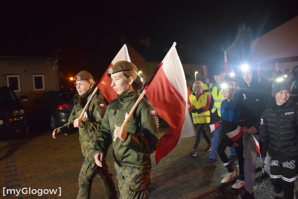 I Nocny Marszobieg dla Niepodłej w Grębocicach