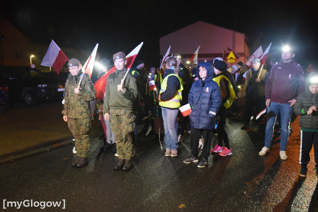 I Nocny Marszobieg dla Niepodłej w Grębocicach