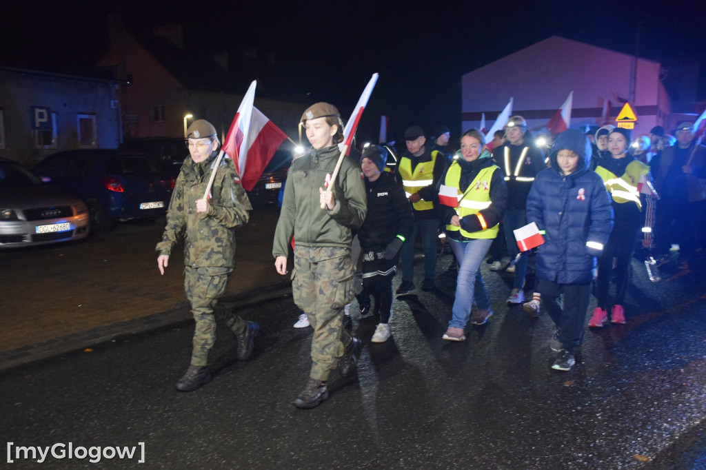 I Nocny Marszobieg dla Niepodłej w Grębocicach