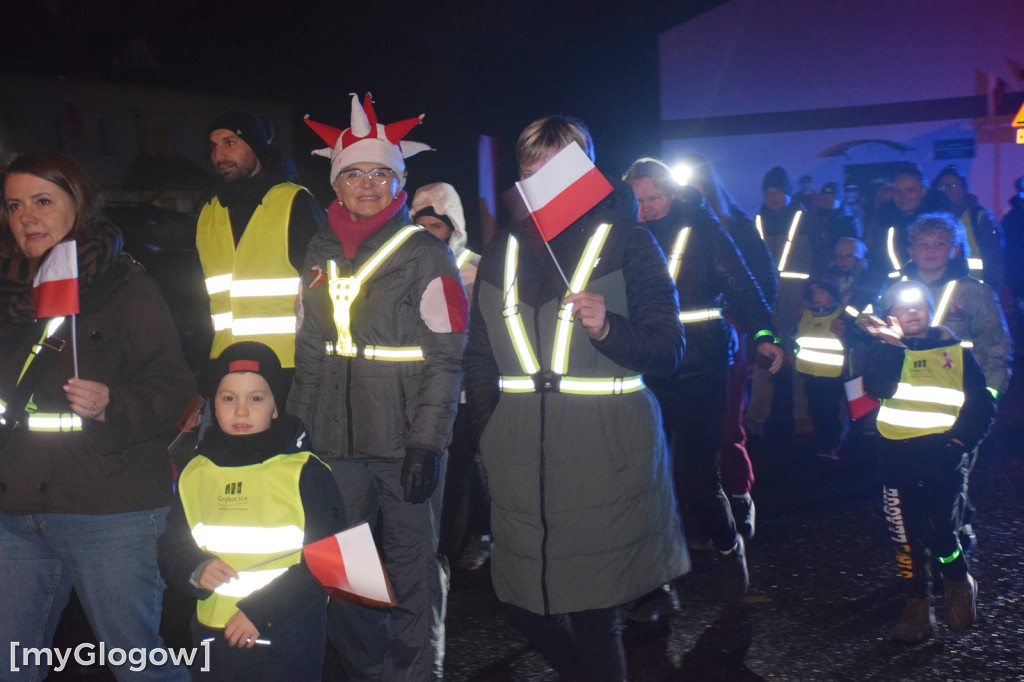 I Nocny Marszobieg dla Niepodłej w Grębocicach