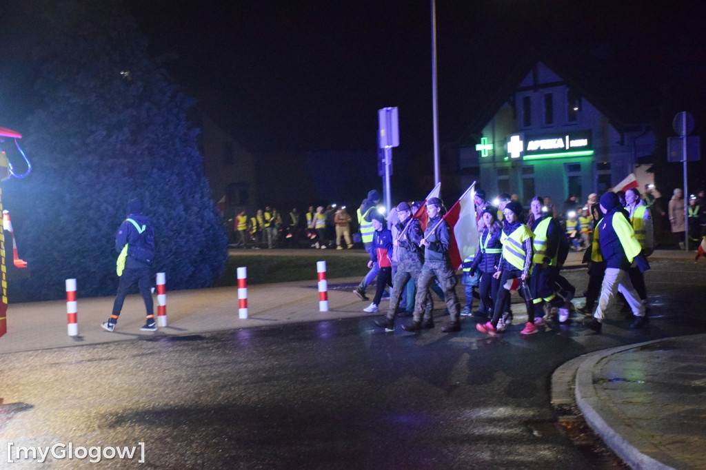 I Nocny Marszobieg dla Niepodłej w Grębocicach