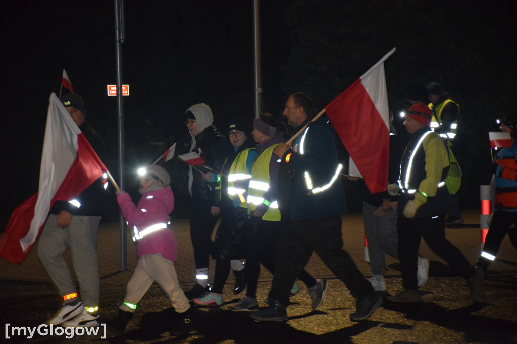 I Nocny Marszobieg dla Niepodłej w Grębocicach