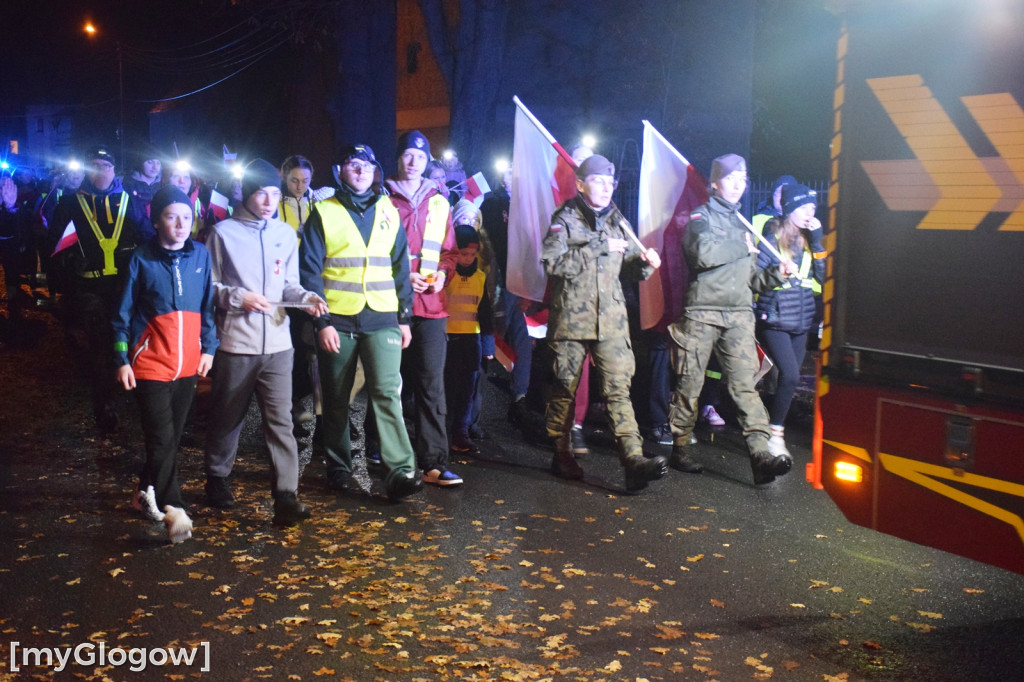 I Nocny Marszobieg dla Niepodłej w Grębocicach