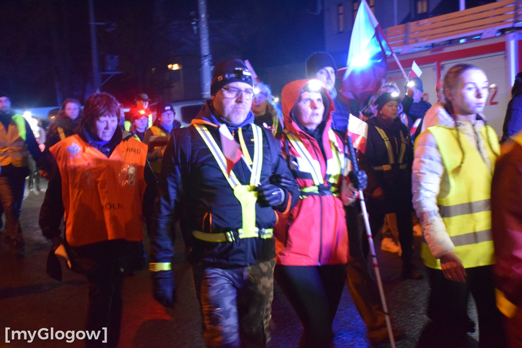 I Nocny Marszobieg dla Niepodłej w Grębocicach