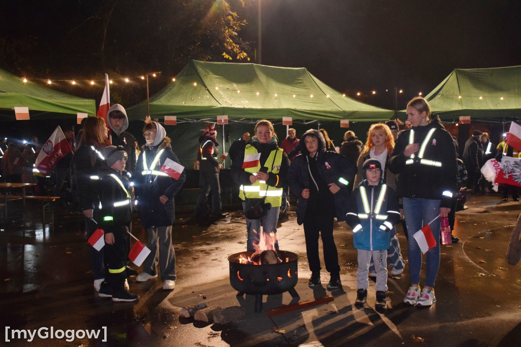 I Nocny Marszobieg dla Niepodłej w Grębocicach