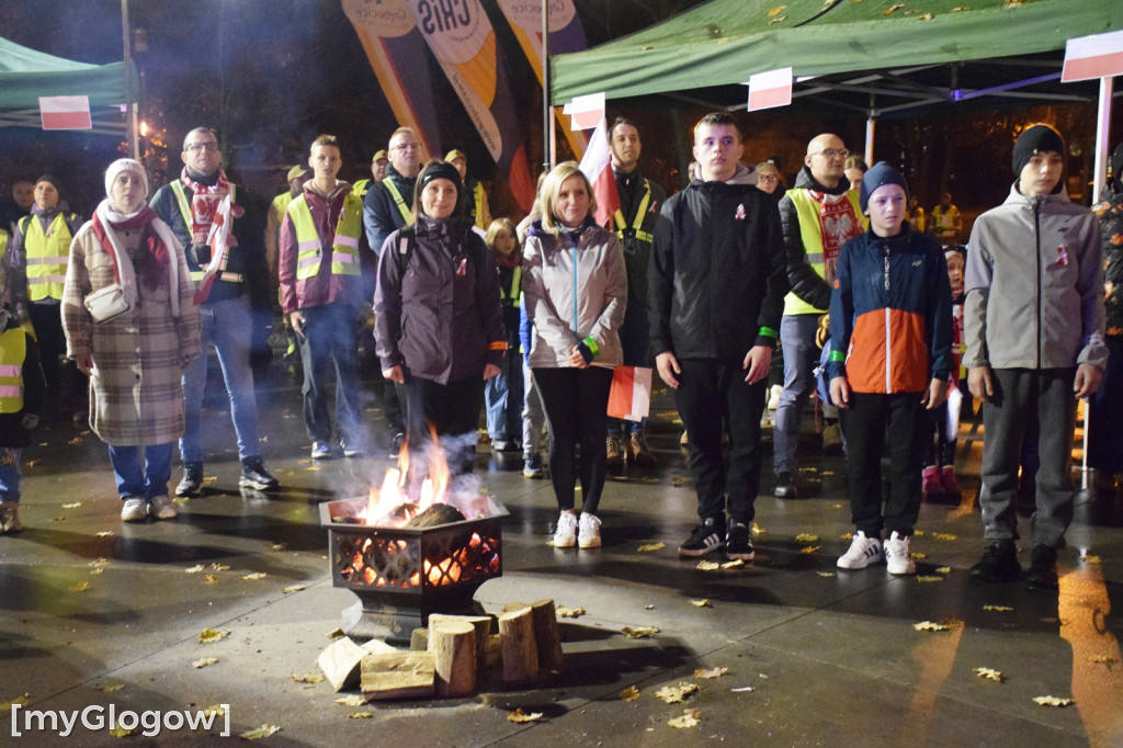 I Nocny Marszobieg dla Niepodłej w Grębocicach