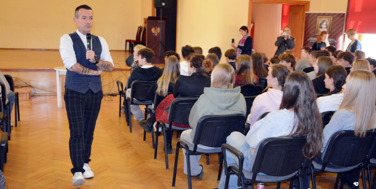 Warsztaty Stop Hejt w I LO w Głogowie