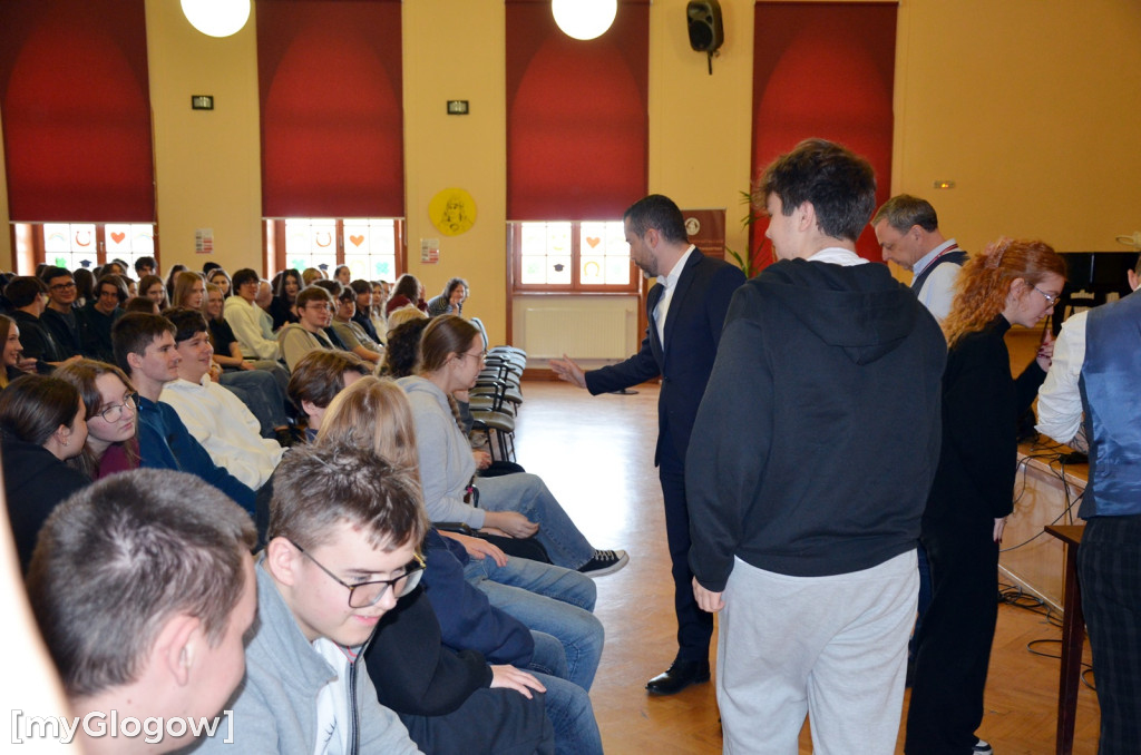 Warsztaty Stop Hejt w I LO w Głogowie