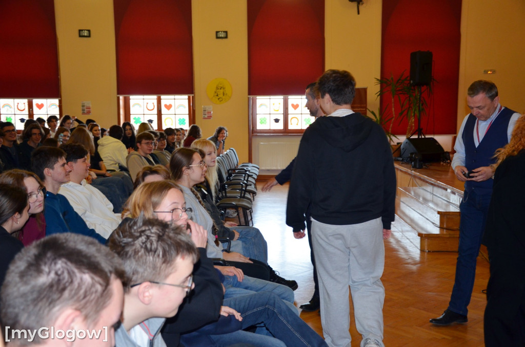 Warsztaty Stop Hejt w I LO w Głogowie