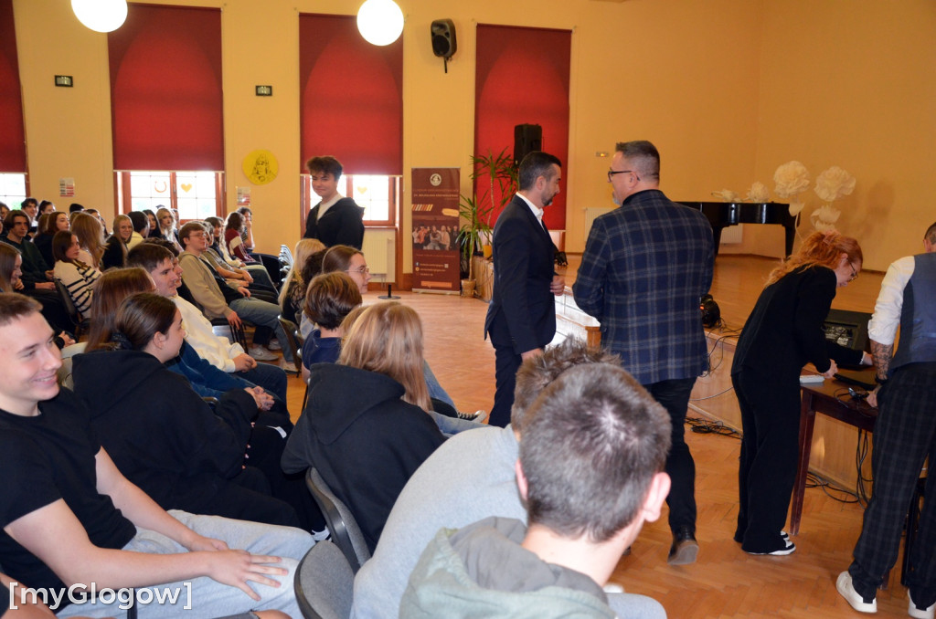 Warsztaty Stop Hejt w I LO w Głogowie