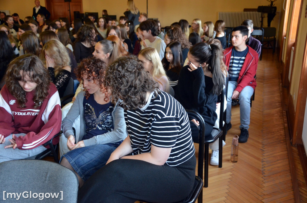 Warsztaty Stop Hejt w I LO w Głogowie