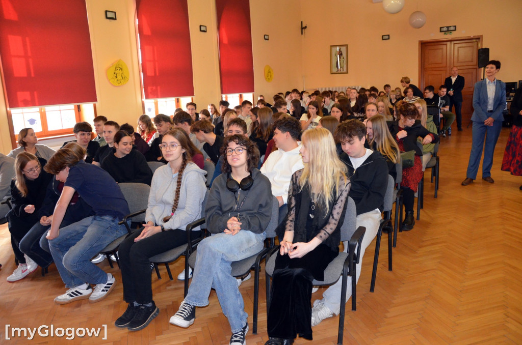 Warsztaty Stop Hejt w I LO w Głogowie