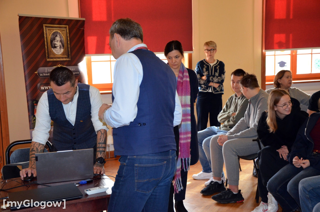 Warsztaty Stop Hejt w I LO w Głogowie