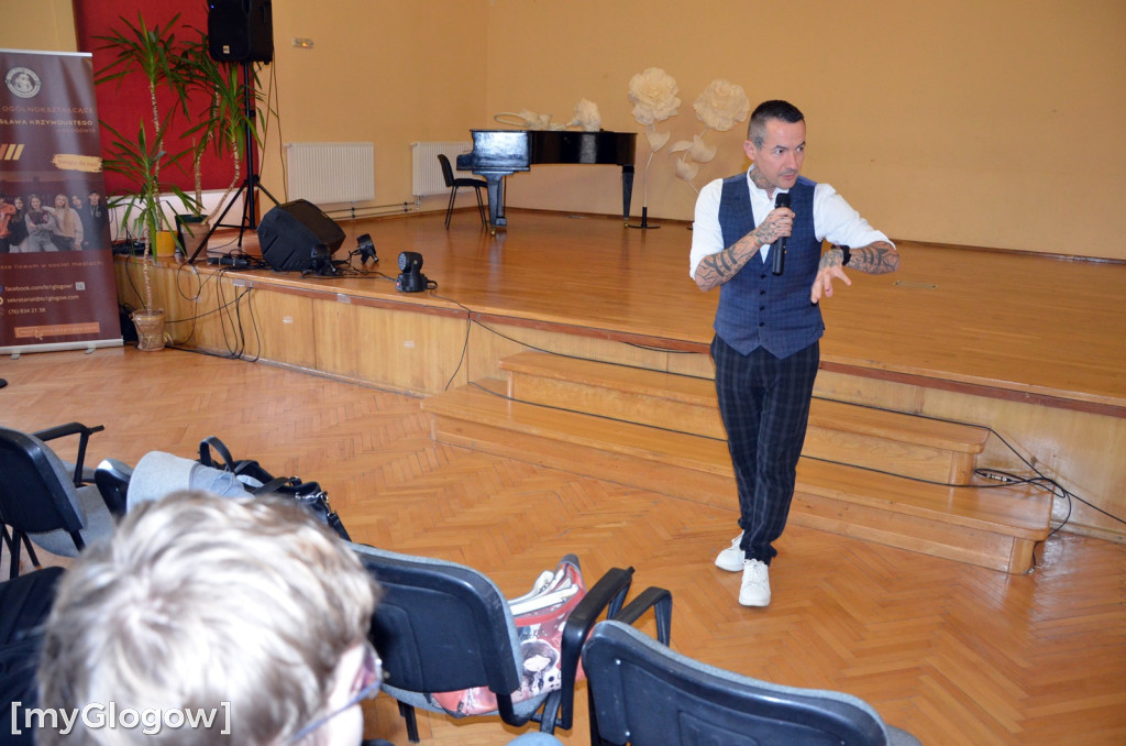 Warsztaty Stop Hejt w I LO w Głogowie