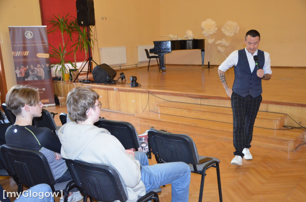 Warsztaty Stop Hejt w I LO w Głogowie