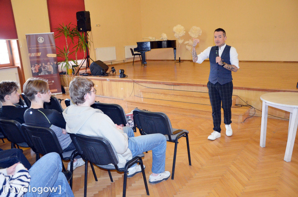 Warsztaty Stop Hejt w I LO w Głogowie