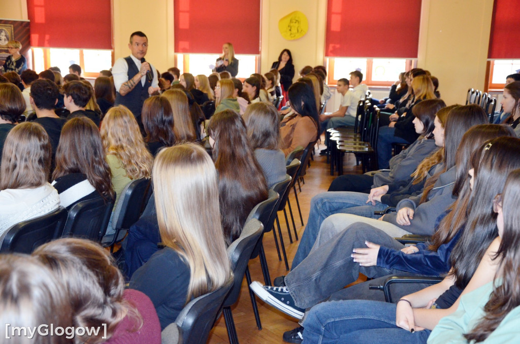 Warsztaty Stop Hejt w I LO w Głogowie