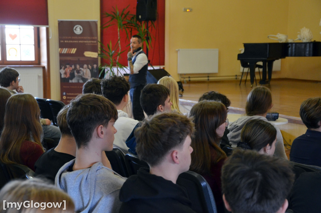 Warsztaty Stop Hejt w I LO w Głogowie