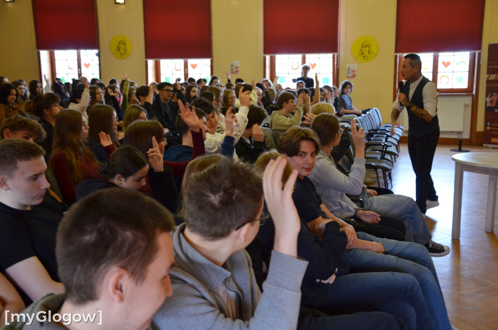 Warsztaty Stop Hejt w I LO w Głogowie