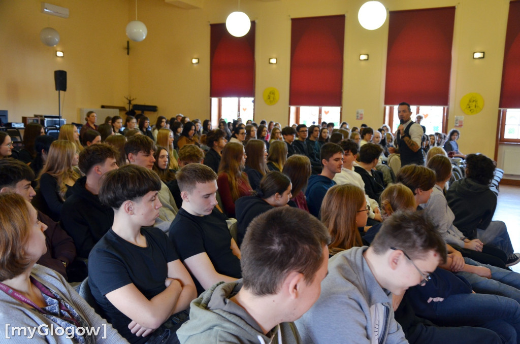 Warsztaty Stop Hejt w I LO w Głogowie