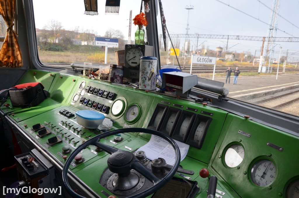 Pociąg retro w Głogowie
