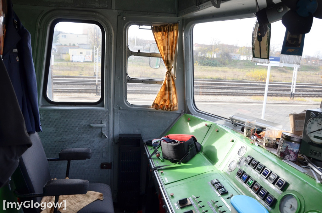 Pociąg retro w Głogowie