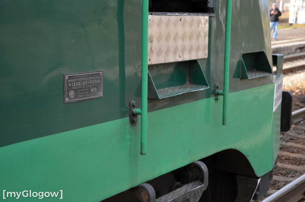 Pociąg retro w Głogowie