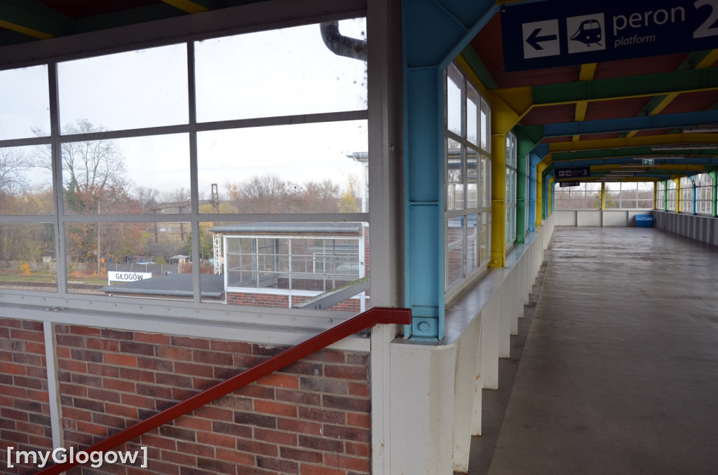 Pociąg retro w Głogowie