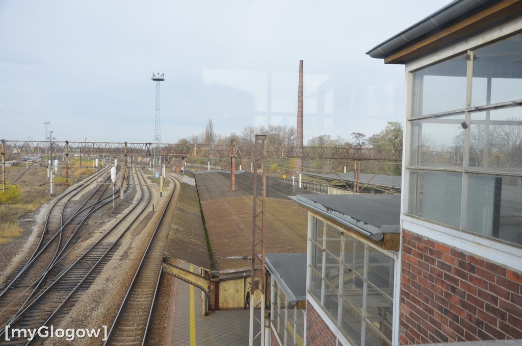 Pociąg retro w Głogowie