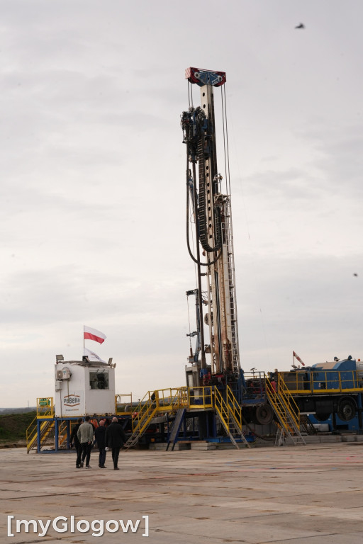 Donald Tusk na budowie szybu KGHM w Retkowie