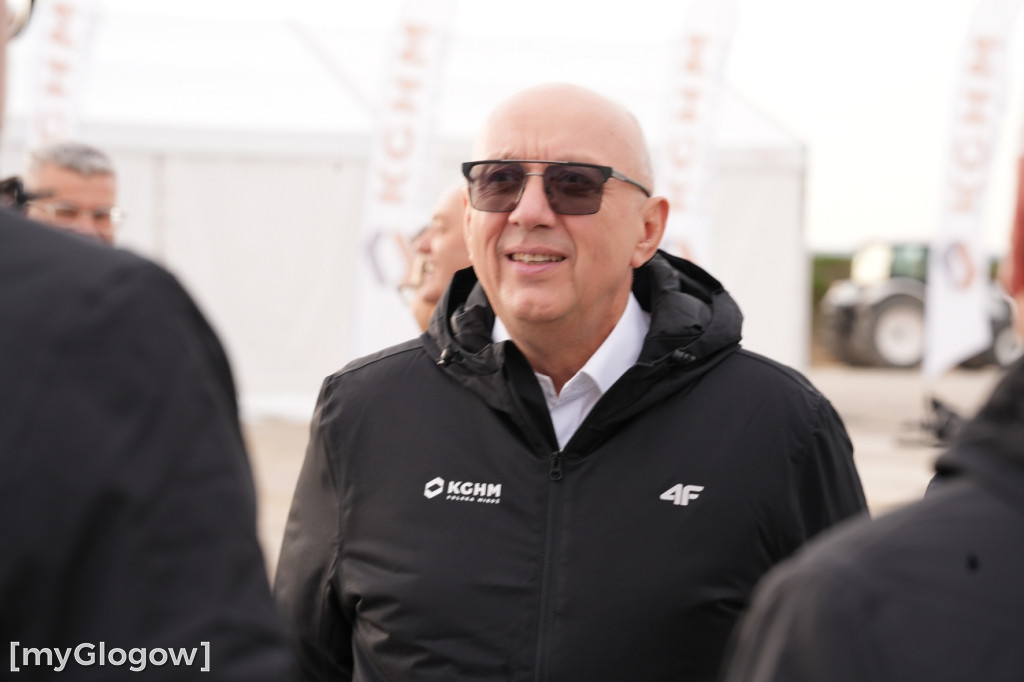 Donald Tusk na budowie szybu KGHM w Retkowie