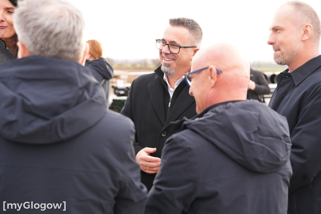 Donald Tusk na budowie szybu KGHM w Retkowie