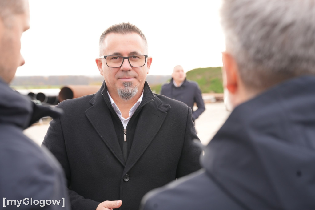 Donald Tusk na budowie szybu KGHM w Retkowie