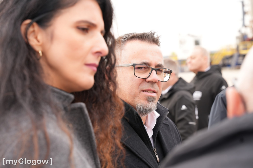 Donald Tusk na budowie szybu KGHM w Retkowie