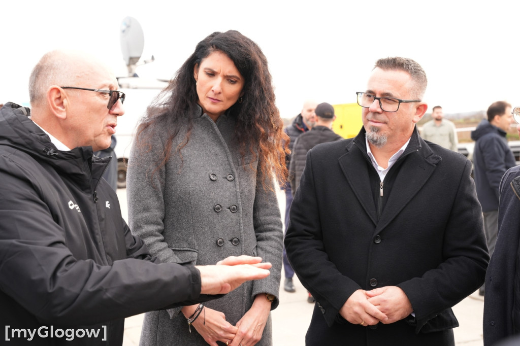 Donald Tusk na budowie szybu KGHM w Retkowie