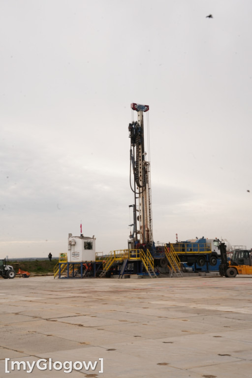 Donald Tusk na budowie szybu KGHM w Retkowie