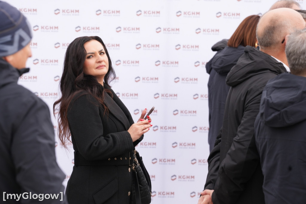 Donald Tusk na budowie szybu KGHM w Retkowie