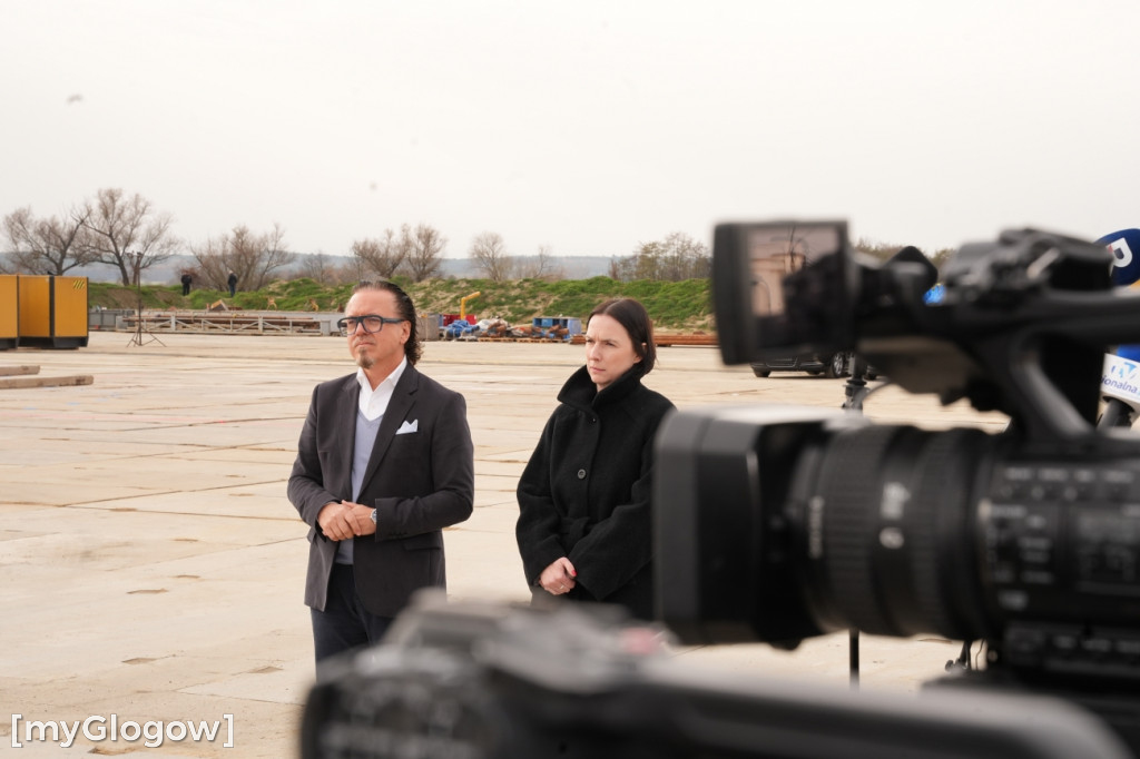 Donald Tusk na budowie szybu KGHM w Retkowie