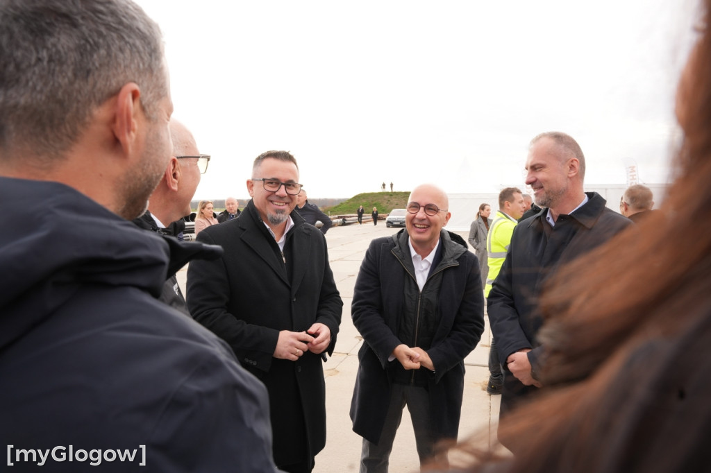 Donald Tusk na budowie szybu KGHM w Retkowie