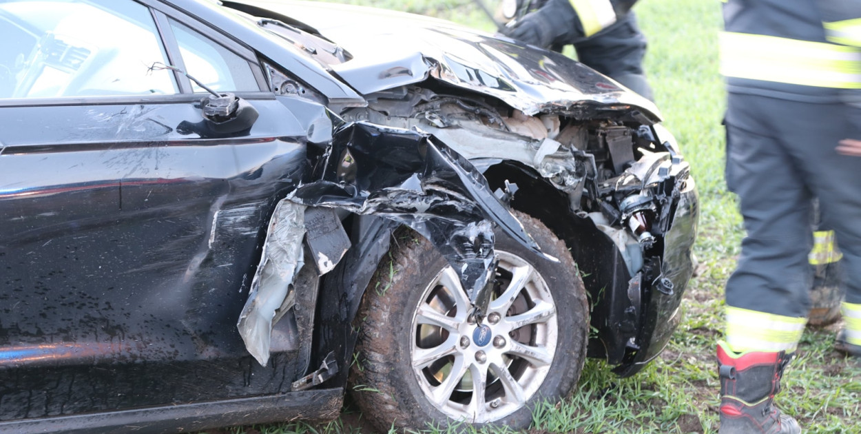 Kraksa na drodze orskiej za Głogowem