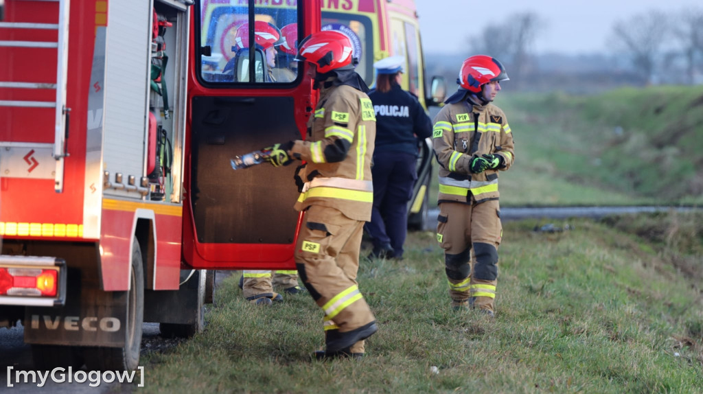 Kraksa na drodze orskiej za Głogowem