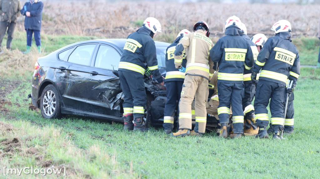 Kraksa na drodze orskiej za Głogowem