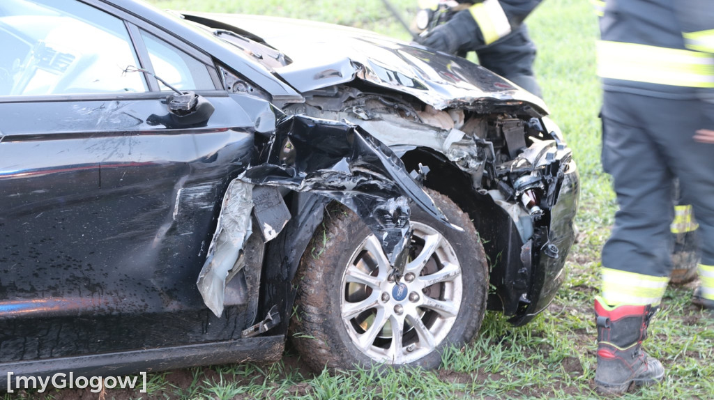 Kraksa na drodze orskiej za Głogowem