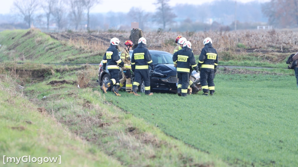 Kraksa na drodze orskiej za Głogowem