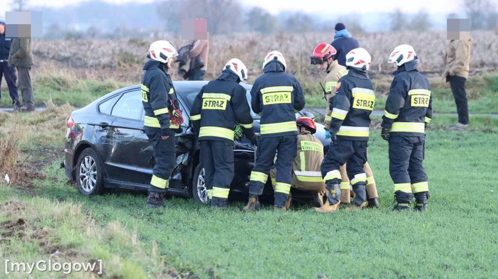 Kraksa na drodze orskiej za Głogowem