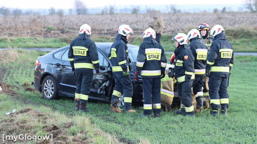 Kraksa na drodze orskiej za Głogowem