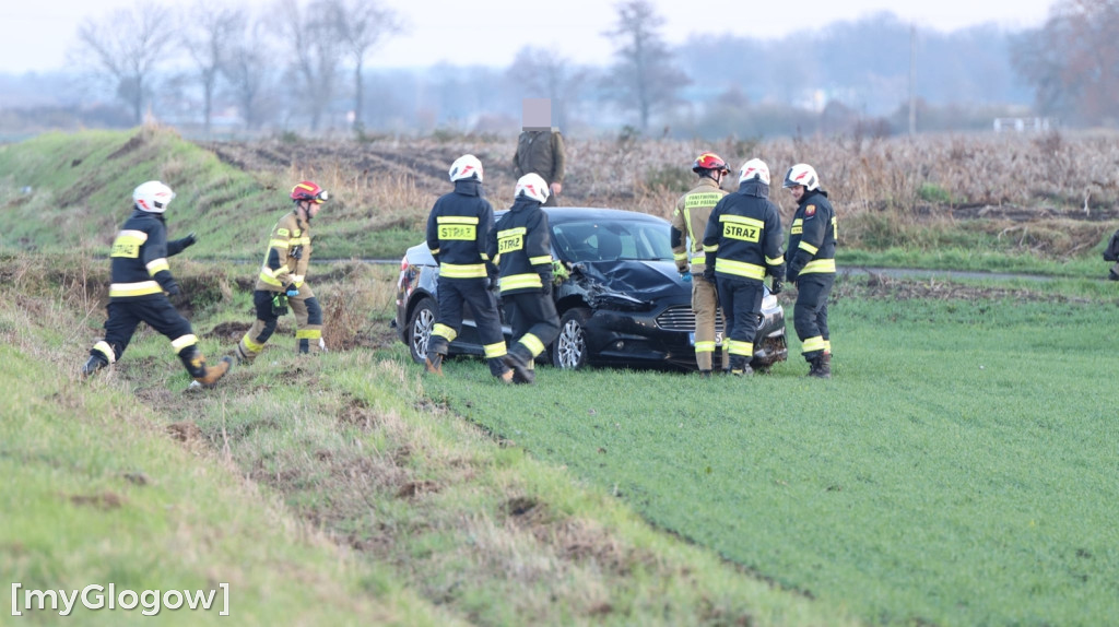Kraksa na drodze orskiej za Głogowem