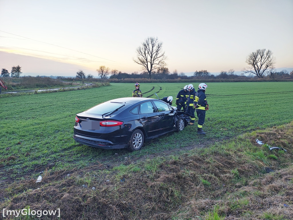 Kraksa na drodze orskiej za Głogowem