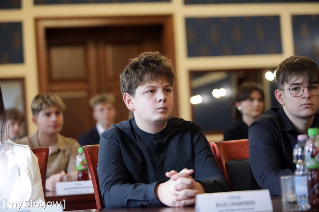 Pierwsza sesja Młodzieżowej Rady Miasta Głogowa